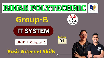 Introduction to IT System 2023 | Chapter-1, Part-I | Bihar Polytechnic Semester Group~B Live Class