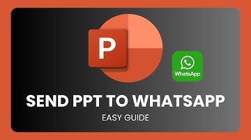 How To Send PPT From Computer TO WhatsApp !