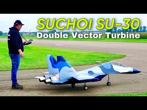 PURE SKILLS AND CONTROL! Huge SUCHOI SU-30 RC Vector Turbine Jet Flight Demonstration