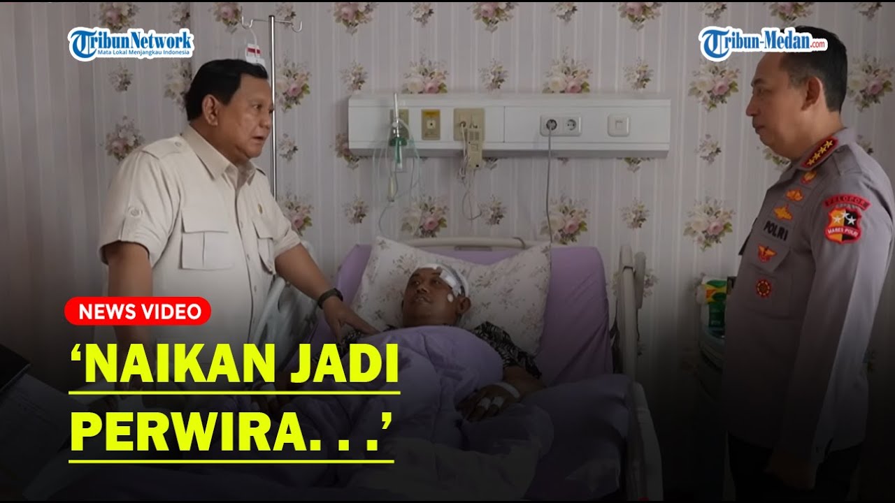 PERINTAH PRABOWO❗ Polisi Korban Unjuk Rasa Naik Pangkat jadi Perwira