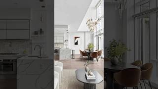 Rare townhouse duplex with 18 ceilings & private backyard #shorts