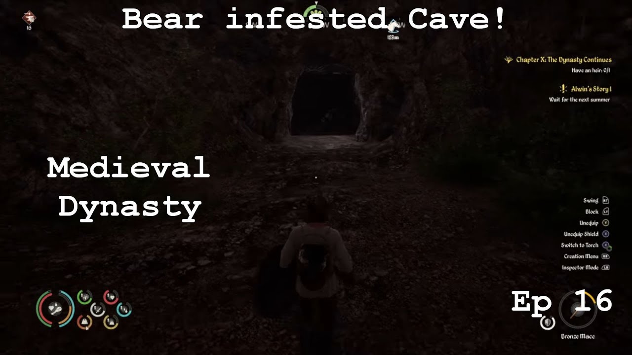 Bear infested cave! - Medieval Dynasty - Ep 16