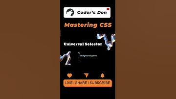 Universal Selector in CSS | Selectors in CSS | Master CSS Part10 #coding #cssanimation #htmlcss #css