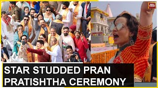 Bollywood Stars Soaked In Divinity At Ayodhya's Ram Mandir Pran Pratishtha Ceremony | India Today