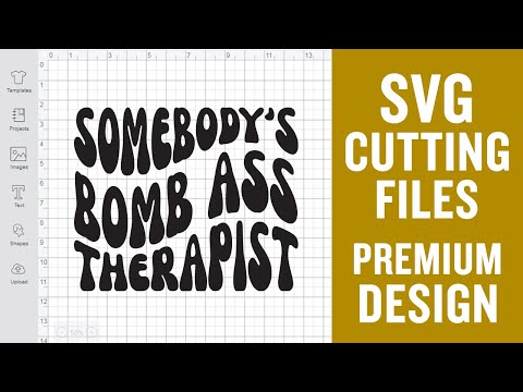 Bomb Ass Therapist Svg Cut Files for Cricut Silhouette Premium cut SVG