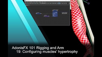 AdonisFX Tutorials 101 - Rigging an Arm - 19: Configuring muscles