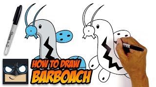 how to draw pokemon barboach