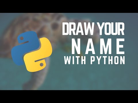 Creating A Name Drawer with Python Turtle
