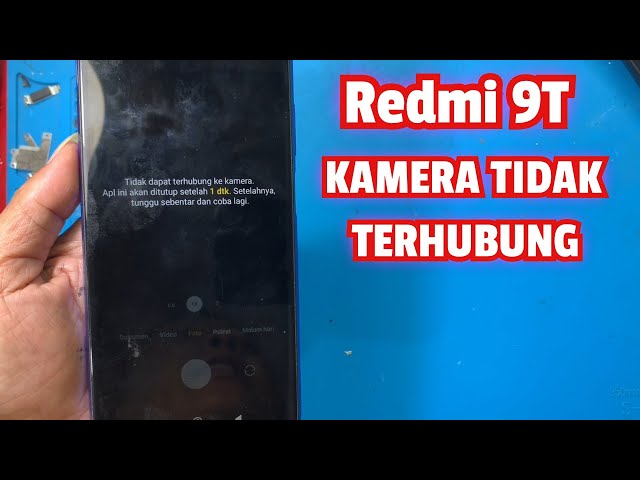 REDMI 9T CAMERA NOT CONNECTED - YouTube