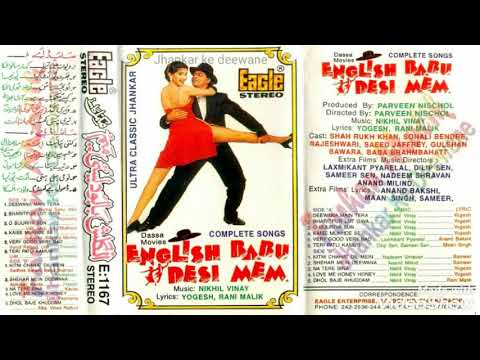 Deewana Main Tera Deewana Eagle Jhankar Movie English Babu Desi Mem Kumar Sanu Alka Yagnik 