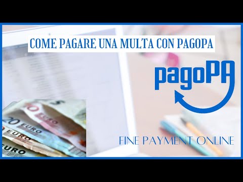 Come pagare una multa con online con PagoPa | How to pay 