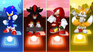 Sonic The Hedgehog 🆚 Tails Exe Sonic 🆚 Knuckles Sonic 🆚 Shadow exe Sonic | Sonic EDM Rush Gameplay