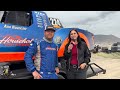 Adam Householder interviewed by Tiffany Stone at the 2026 Vegas to Reno Off-Road Race Qualifying