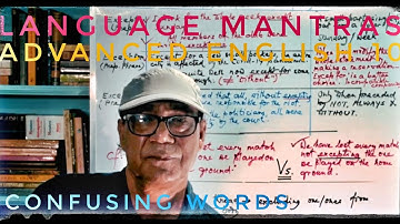 Confusing Words: Except, Except For, Excepting, Except That