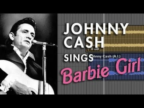 Johnny Cash   Barbie Girl AI Cover by There I Ruined it Restoration
