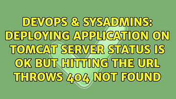 deploying application on tomcat server status is ok but hitting the url throws 404 not found