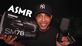 ASMR Unboxing New Microphone SHURE SM7B 🎤📦