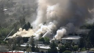4-Alarm Fire Burns Empty Commercial Building in Campbell