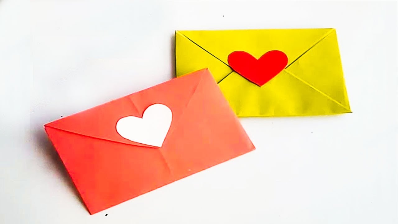 Super Easy Origami Envelope ! How to make a paper Envelope | Step by ...