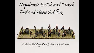 Napoleonic British and French Horse and Foot Artillery - Commission Corner
