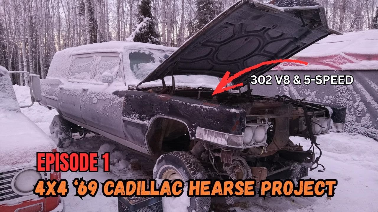 Tinkering on the 4X4 Cadillac Hearse Project in the Freezing Temps - Looking Forward to 2026
