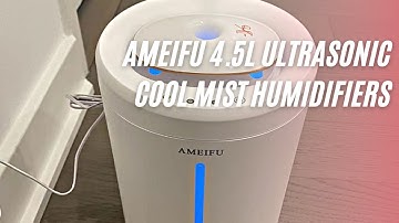 AMEIFU 4.5L Ultrasonic Cool Mist Humidifiers Review & Test | Top Humidifiers for Home