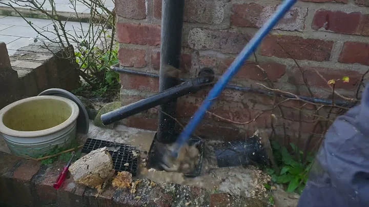 Massive fat berg from a blocked drain #sewage #blockeddrains #drainunblocking