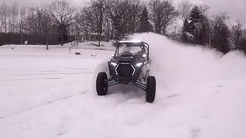 Polaris XP 4 Turbo S ice drifting