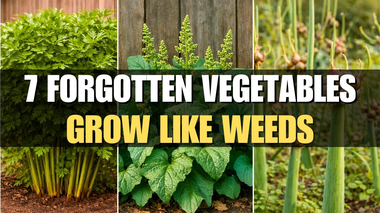 7 Forgotten Vegetables That Grow Like Weeds (Plant Once, Harvest for Years)