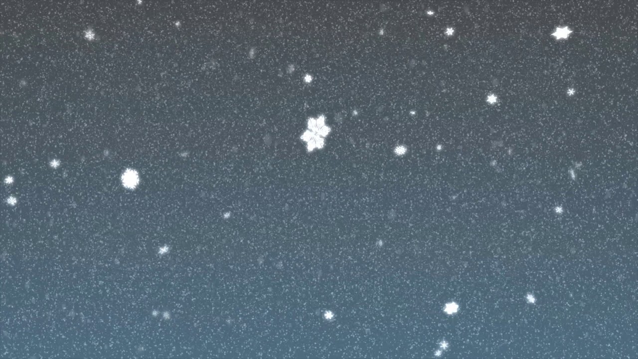 雪の降るイメージcgをフリー素材として公開しました Cg制作 株式会社フィジカルアイ