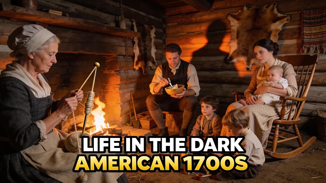 How Did Families REALLY Live in 1700s America Without Electricity | Relaxing History to Fall Asleep