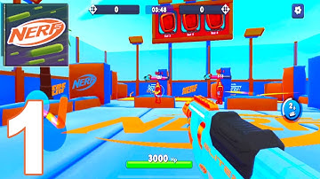 NERF Superblast Gameplay Walkthrough #1 - Tutorial And First Games! (iOS, Android)
