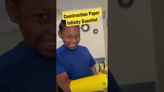 Infinity Gauntlet made from Construction Paper