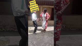 A very Serious dancing challenge between mother and son #afrodance #africandancers #motherandsondan