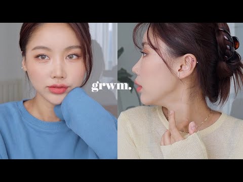 일요일 <strong>11am</strong> GRWM My Juicy Look 좋아하는 묶음머리, 밀린 수다떨기 (ft.새해의 마음)