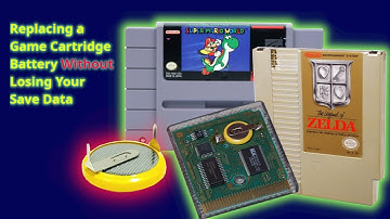 Replacing a Game Cartridge Battery Without Losing Your Save Data