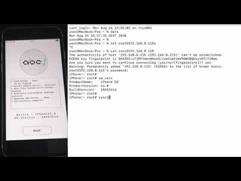 iOS 14 Exploit Demonstration!!