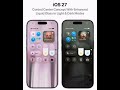 iOS 27 Control Center LEAK 😱 Liquid Glass in Light &amp; Dark Mode! 🔥#shorts #apple #ios27#iphone