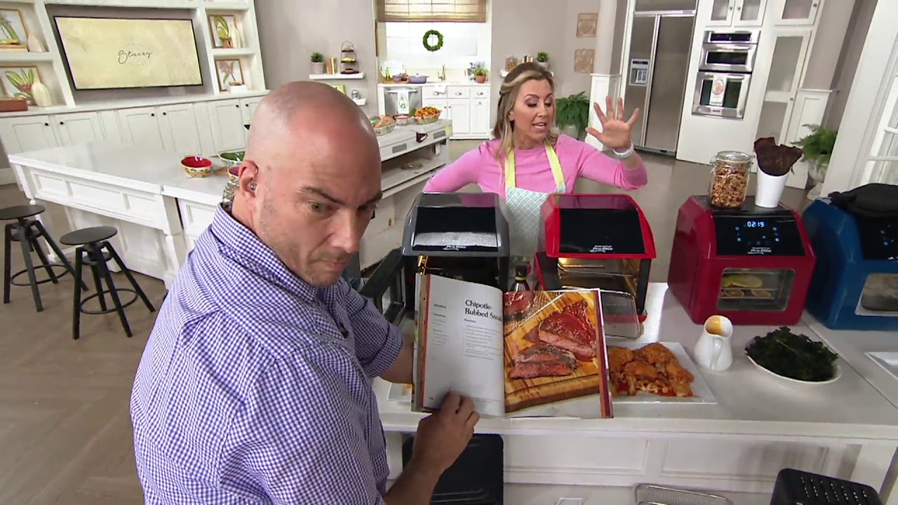 Power Air Fryer 10-in-1 Pro Elite Oven 6-qt with Cookbook on QVC