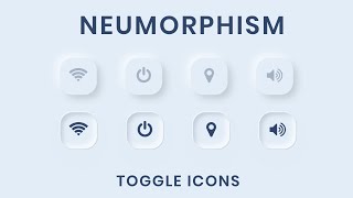Neumorphism Toggle Switch Buttons | Neumorphism Mobile UI Design | HTML5 | CSS3 | Tutorial In Hindi