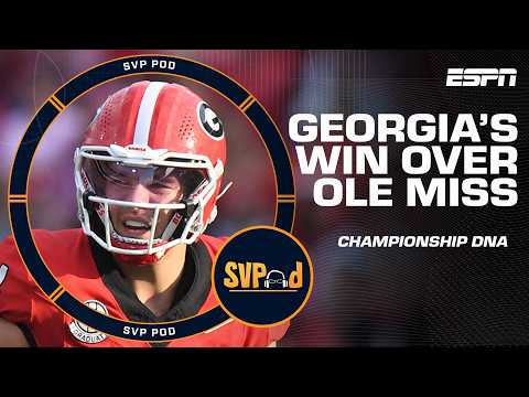 Georgia showed CHAMPIONSHIP DNA in win over Ole Miss 🧬 | SVPod
