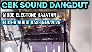 Cek Sound Dangdut Orgen Tunggal  Instrumen Nada Cinta   Hd  Basss