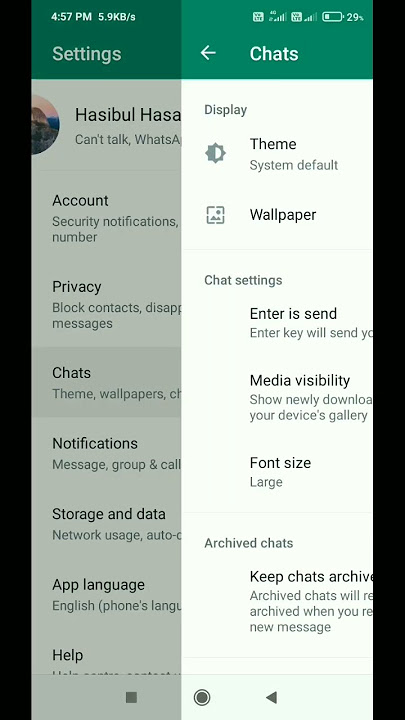 How To Change WhatsApp Font Size | WhatsApp Font Size Small #shorts #whatsapp #uniquetechtips