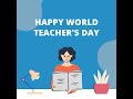 Happy World Teacher's Day| Gửi lời tri ân đến toàn thể giáo viên Tiếng Anh Online Yonah