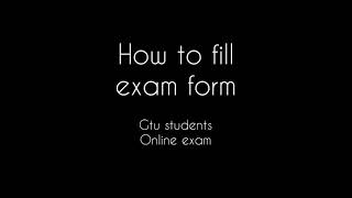 GTU students || how to fill online exam form and download app/software. screenshot 3