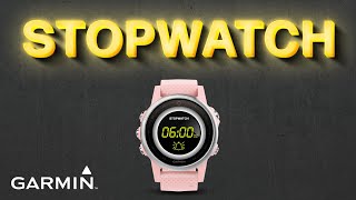 Stopwatch On Garmin - How To Use Stopwatch On Garmin screenshot 4