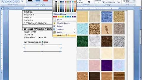 Microsoft Offce Cit Course Class 16 sindhi language 2019 Ms word Mrksheet