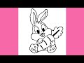 How To Draw Baby Bugs Bunny.