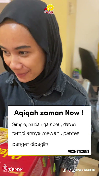 AQIQAH MASA KINI GA BIKIN PUSING HATI ๐๐ #aqiqahjakarta #aqiqahbekasi #aqiqah #aqiqahonline