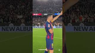 Lewandowski farewell to Barc fan🥹#fcbarcelona #lxsportedits